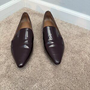 TWINS! Black Patent leather & Burgundy Patent Leather Flats